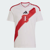 adidas Peru Home Men's Soccer Jersey 26 - White