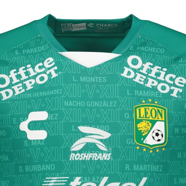 Charly Leon Home Jersey 22 Authentic - Green