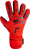 Reusch Attrakt Grip Evolution Fingersave Goalkeeper Gloves Bright Red/Blue/Black