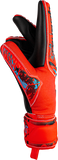 Reusch Attrakt Grip Evolution Fingersave Goalkeeper Gloves Bright Red/Blue/Black