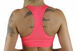 adidas Techfit Sports Bra - Solar Pink/Silver