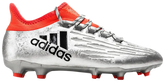 adidas X 16.2 FG Soccer Shoes Silver/Black/Red