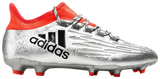 adidas X 16.2 FG Soccer Shoes Silver/Black/Red