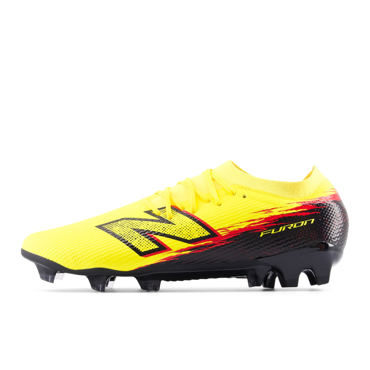 New Balance Furon Team V8 FG Firm Ground Men's Soccer Cleats - Punch Yellow