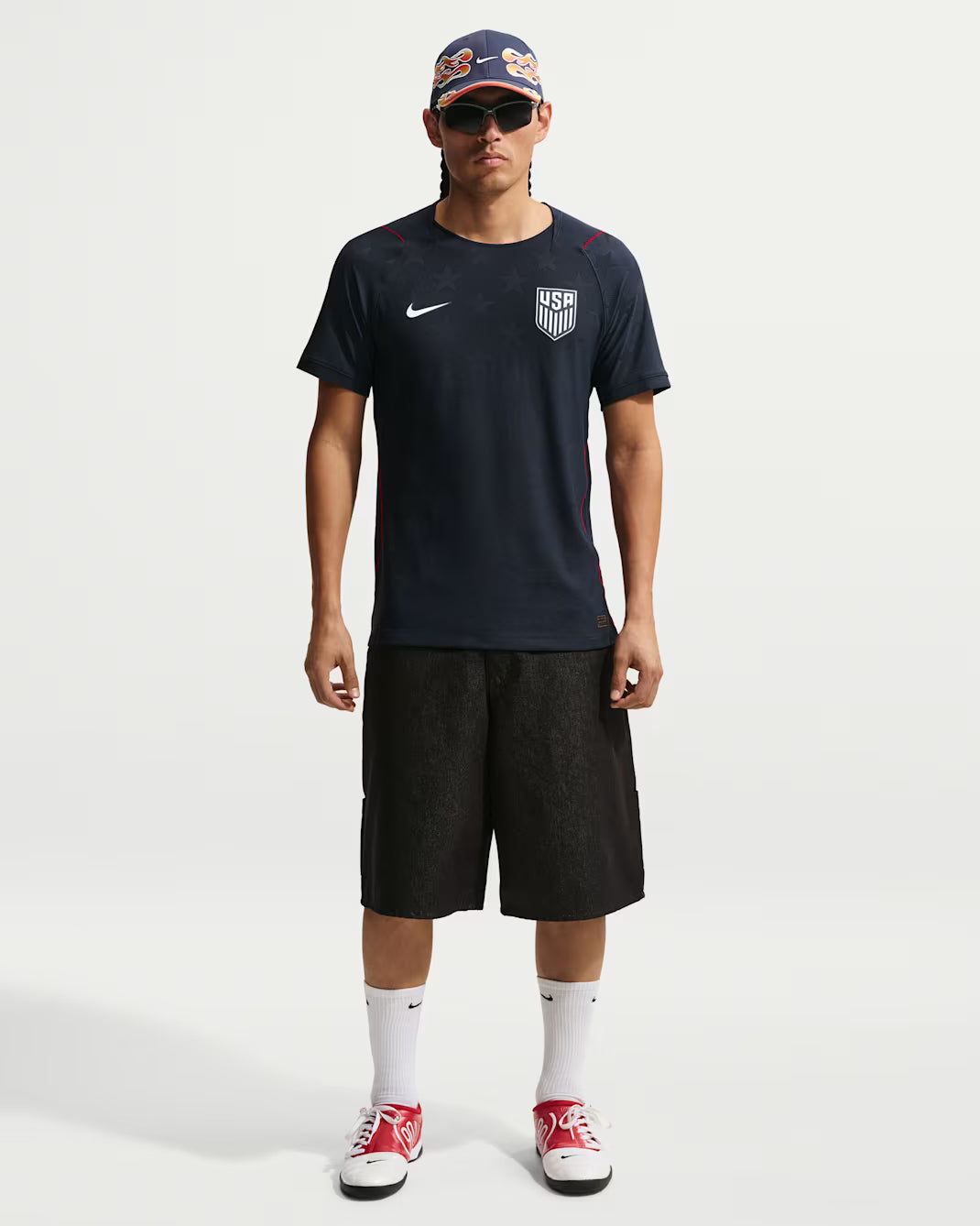 Nike USMNT Match Away Men's Soccer Jersey 2026 - Navy (NO STARS)