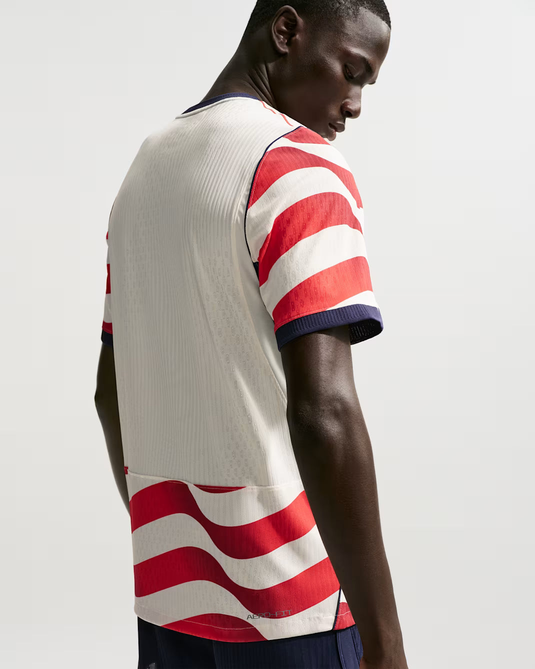 Nike USMNT Match Home Men's Soccer Jersey 2026 White/Red/Blue (NO STARS)