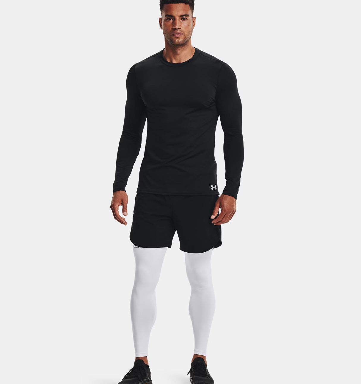 Under Armour Men's ColdGear Leggings - White