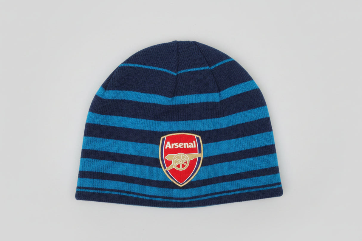 PUMA Arsenal Performance Reversible Beanie Navy/Yellow