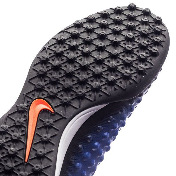 Nike Jr Magista Opus II TF Turf Youth Soccer Cleats - Black/White/Blue