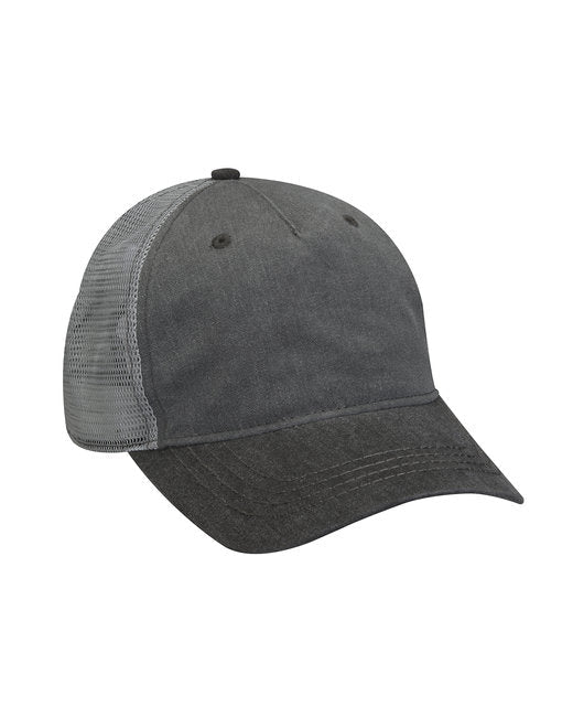 Adams Pigment-Dyed Twill & Mesh Trucker Cap - Best Buy Soccer