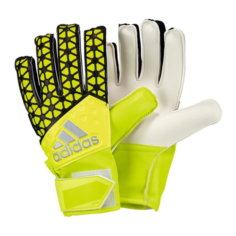 adidas Ace Junior Goalkeeper Gloves Yellow/Black - Best Buy Soccer