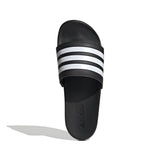 adidas Adilette Comfort Slides Black/White - Best Buy Soccer