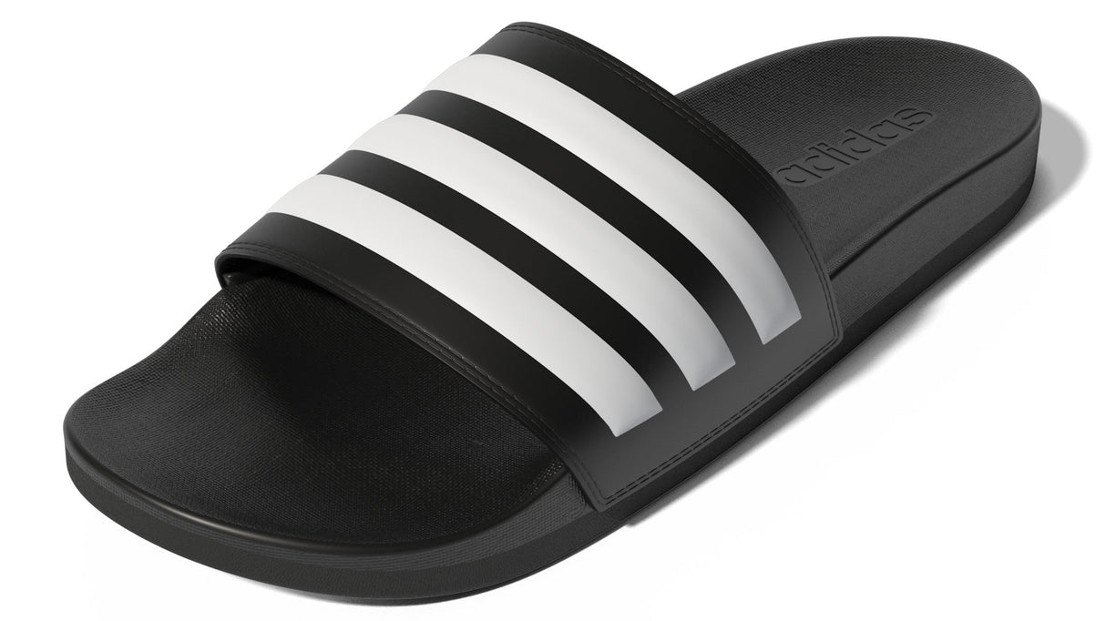 adidas Adilette Comfort Slides Black/White - Best Buy Soccer