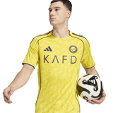 adidas Al Nassr FC Home Men's Soccer Jersey 25/26 - Yellow/Blue - Best Buy Soccer