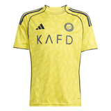 adidas Al Nassr FC Home Youth Soccer Jersey 25/26 - Yellow/Blue - Best Buy Soccer