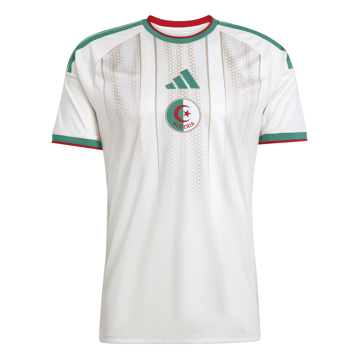adidas Algeria Home Men's Soccer Jersey 26 - White - Best Buy Soccer
