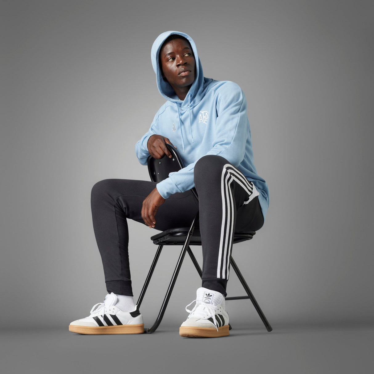 adidas Argentina Anniversary DNA Hoodie Sky/White - Best Buy Soccer