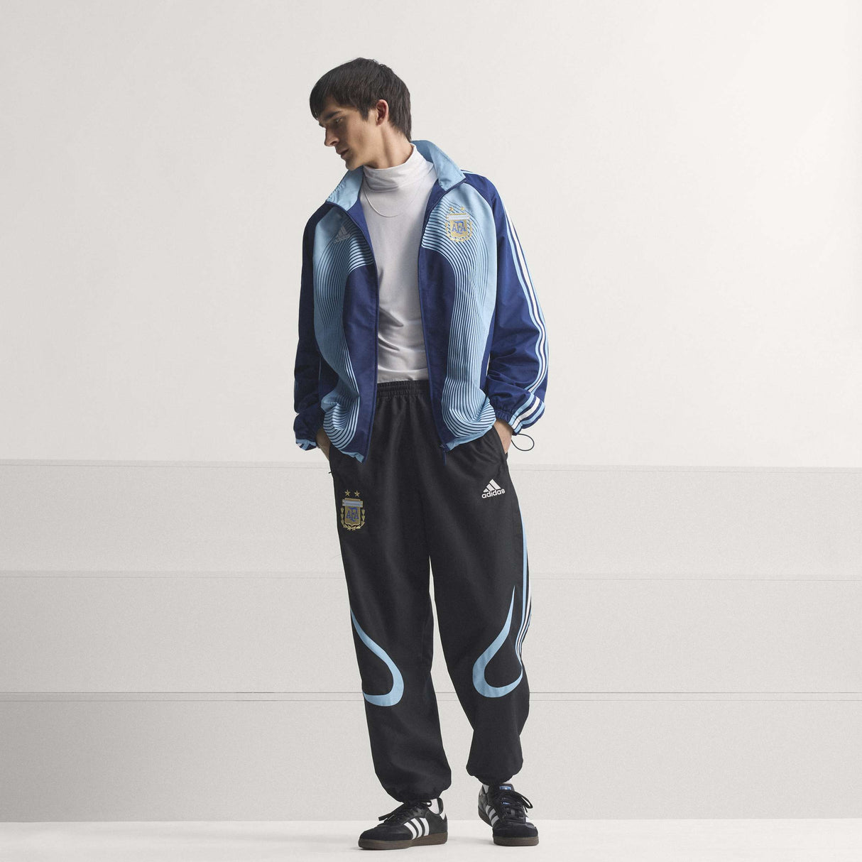 adidas Argentina Away 2006 Men's Track Top - Dark Blue - Best Buy Soccer