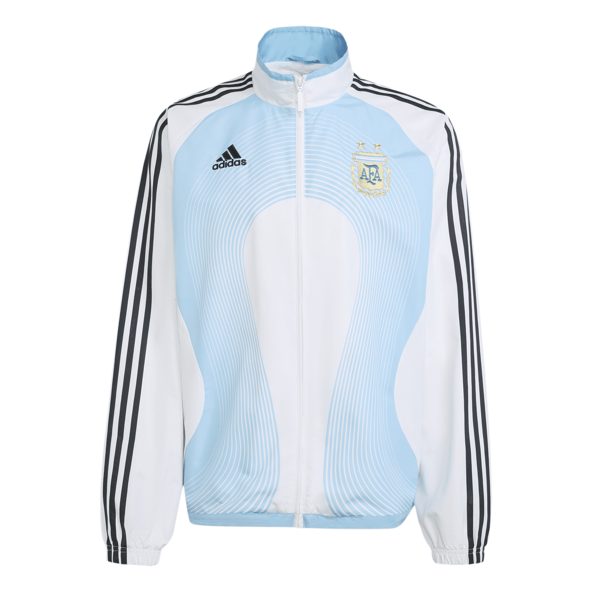 adidas Argentina Home Men's Track Top 2006- White/Sky Blue - Best Buy Soccer