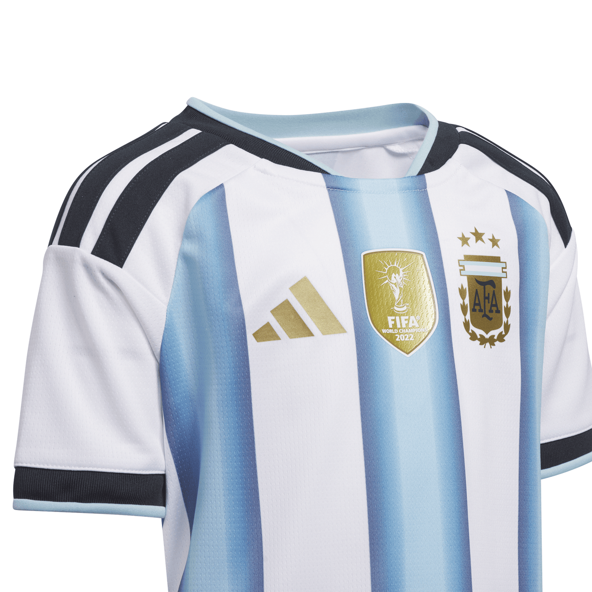 adidas Argentina Home Youth Soccer Mini Kit Set 26 - White/Blue - Best Buy Soccer
