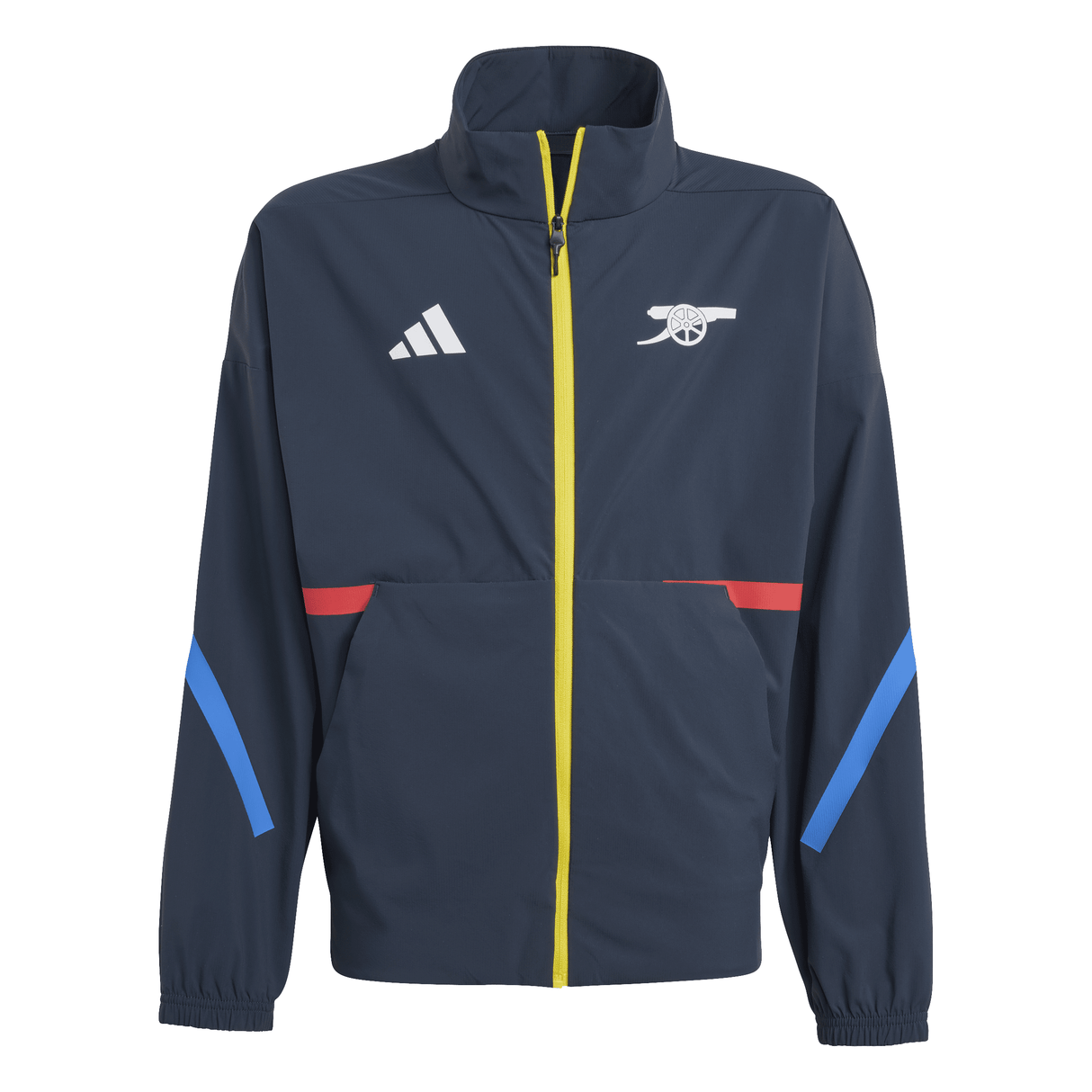 adidas Arsenal FC Z.N.E Youth Anthem Soccer Jacket - Navy - Best Buy Soccer