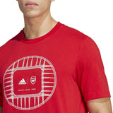 adidas Arsenal Graphic Tee - Better Scarlet - Best Buy Soccer