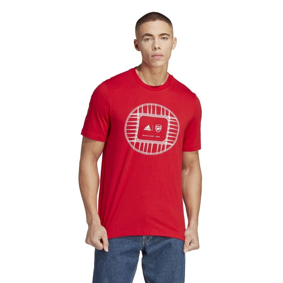adidas Arsenal Graphic Tee - Better Scarlet - Best Buy Soccer