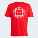 adidas Arsenal Graphic Tee - Better Scarlet - Best Buy Soccer