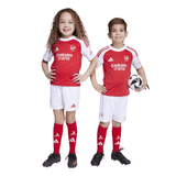 adidas Arsenal Home Mini Kit Youth 25/26 - Scarlet/White - Best Buy Soccer