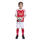 adidas Arsenal Home Mini Kit Youth 25/26 - Scarlet/White - Best Buy Soccer