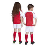 adidas Arsenal Home Mini Kit Youth 25/26 - Scarlet/White - Best Buy Soccer