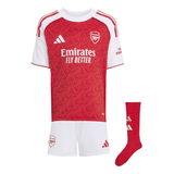 adidas Arsenal Home Mini Kit Youth 25/26 - Scarlet/White - Best Buy Soccer