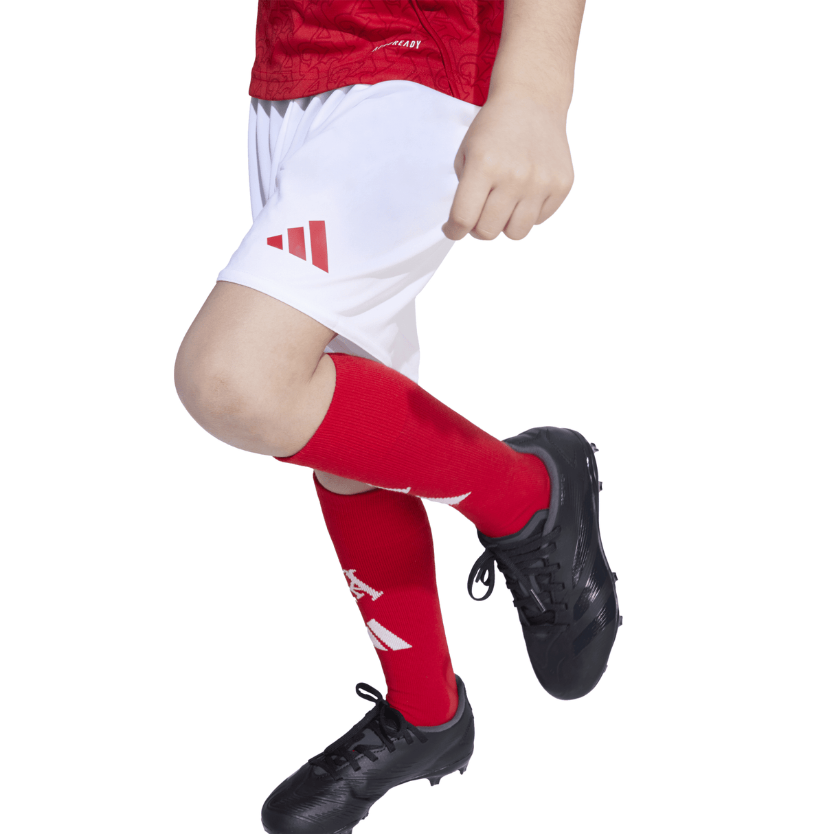adidas Arsenal Home Mini Kit Youth 25/26 - Scarlet/White - Best Buy Soccer