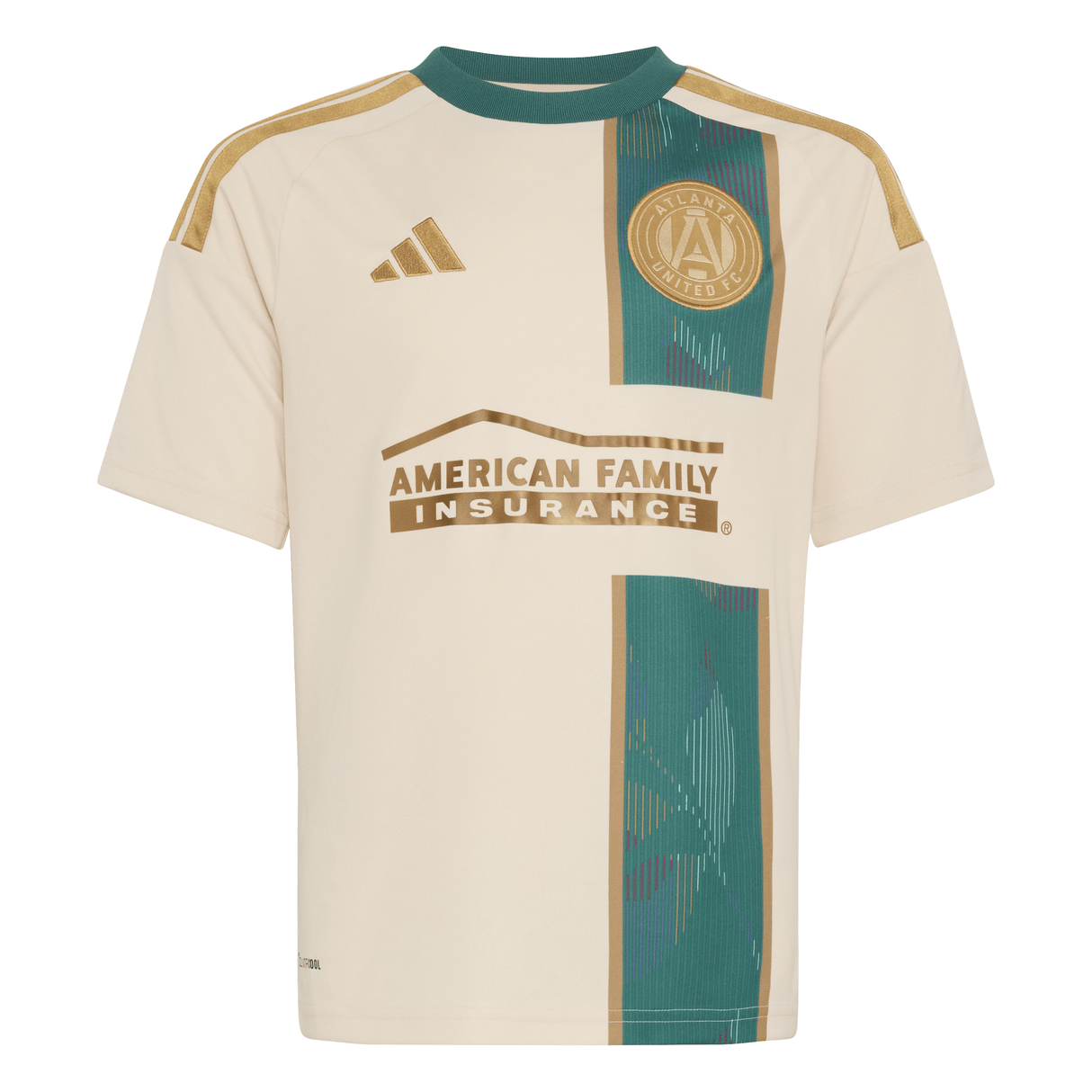 adidas Atlanta United FC Away Youth Soccer Jersey 26/27 - Beige - Best Buy Soccer