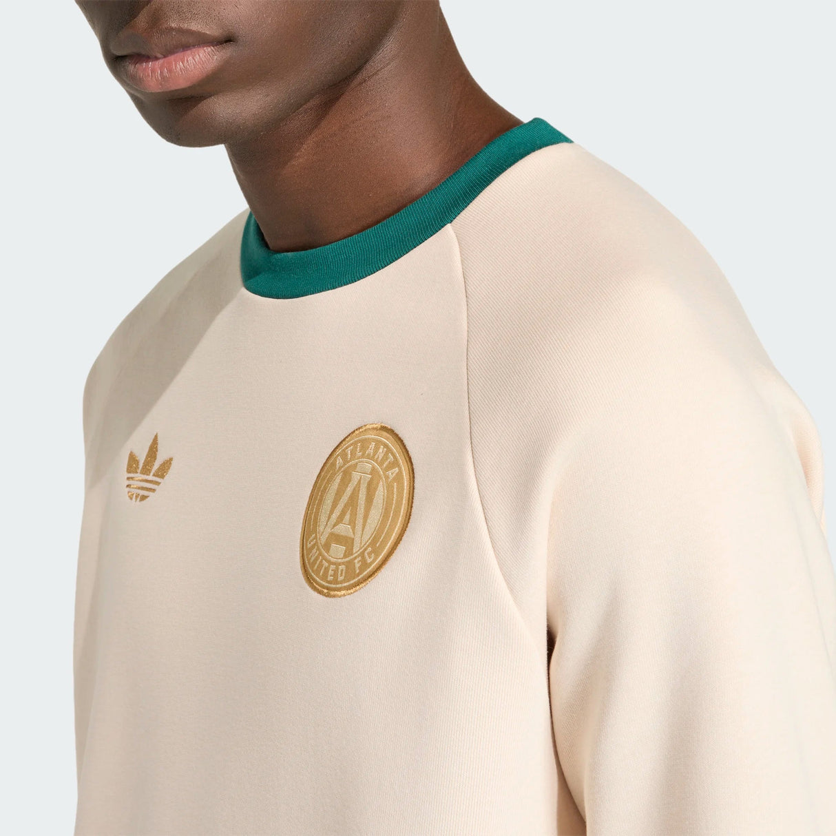 adidas Atlanta United Originals Crew Neck Men's Soccer Sweatshirt- Beige - Best Buy Soccer
