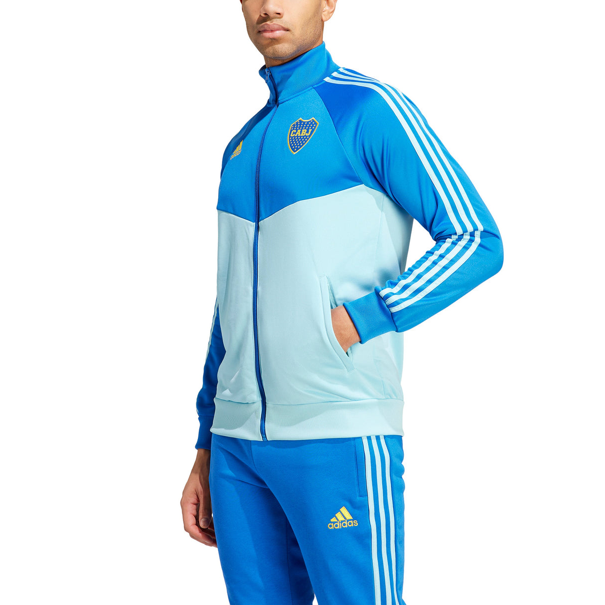 adidas Boca Juniors 3-Stripes Track Jacket - Best Buy Soccer