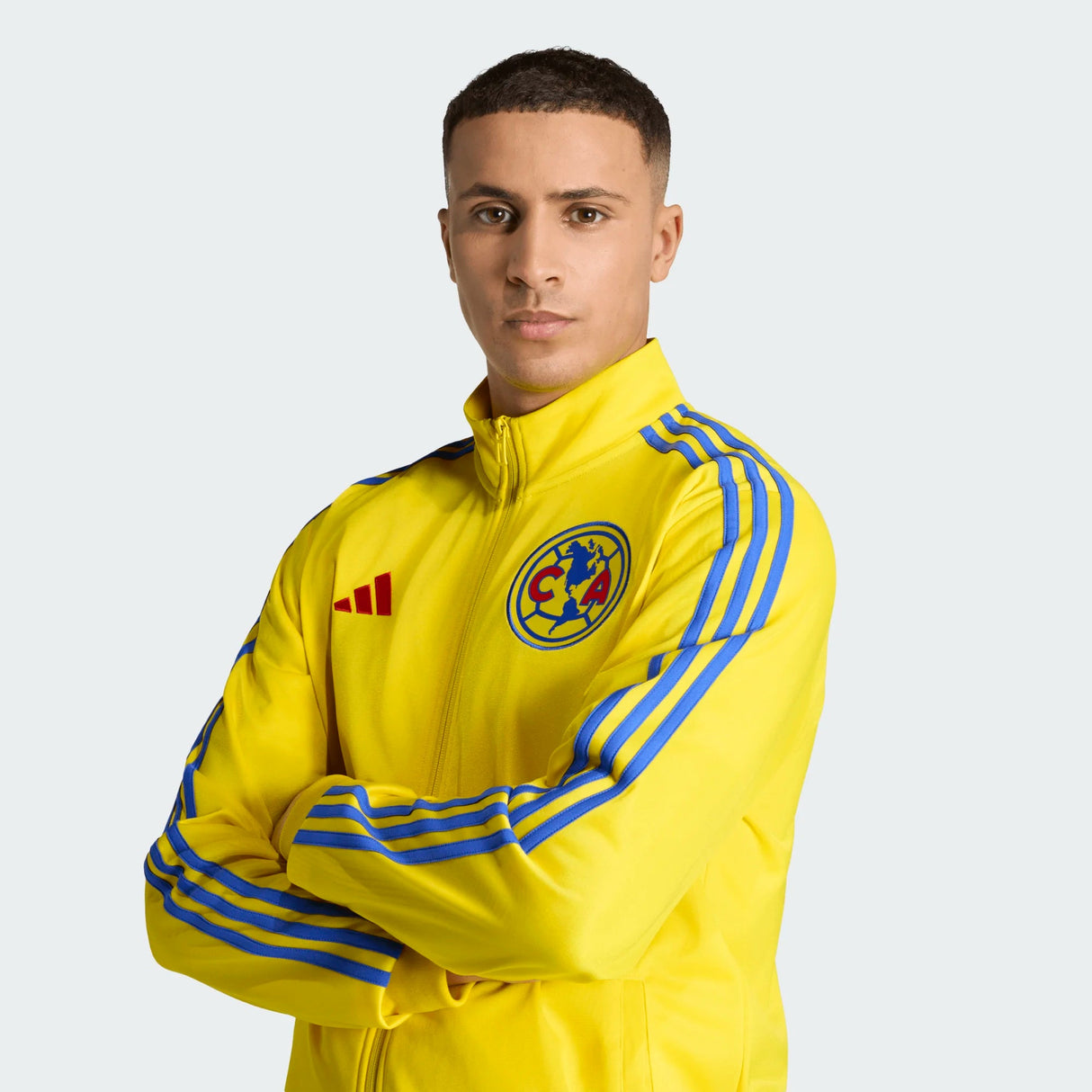 adidas Club America DNA Track Top Men's Soccer Jacket - Yellow - Best Buy Soccer