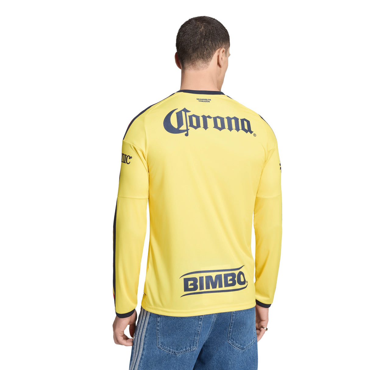 adidas Club America Home Long Sleeve Men's Soccer Jersey 26/27 - Yellow - Best Buy Soccer