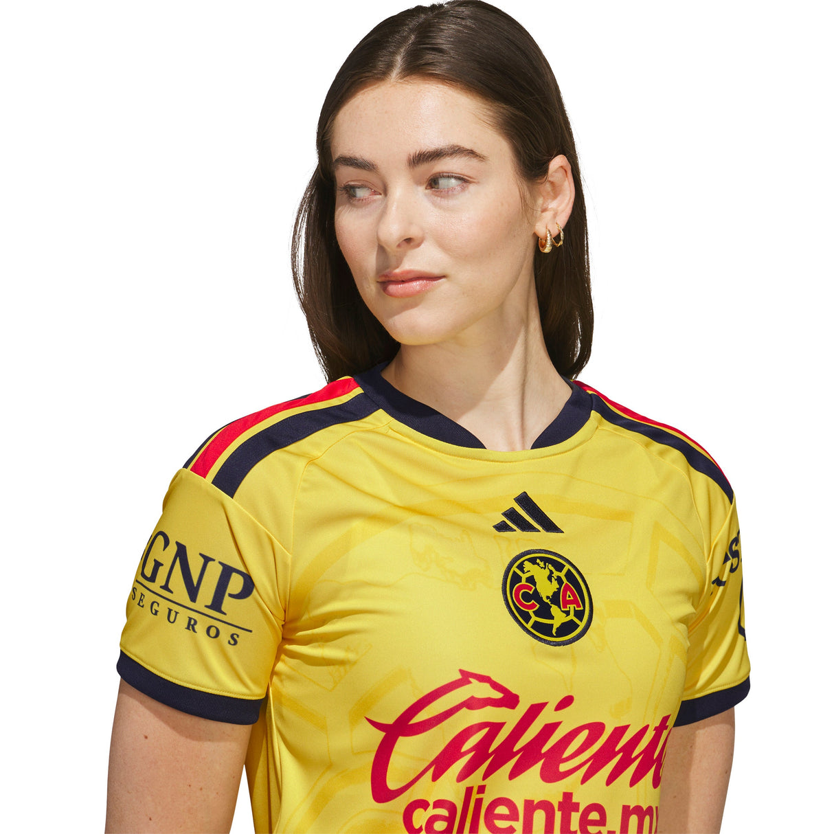 adidas Club America Home Women's Soccer Jersey 26/27 - Yellow - Best Buy Soccer