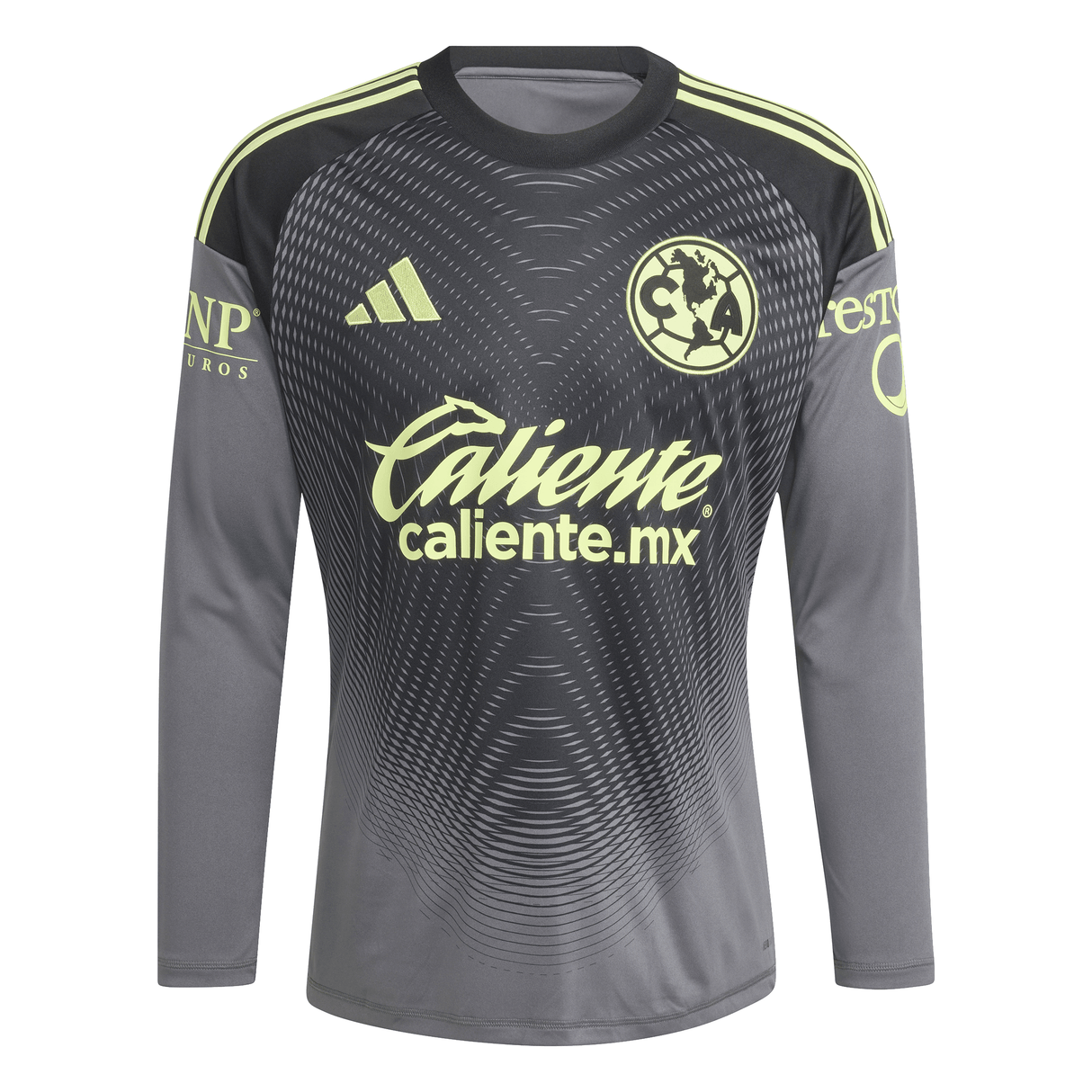 adidas Club América Long Sleeve Men's Goalkeeper Jersey 25/26 - Grey - Best Buy Soccer