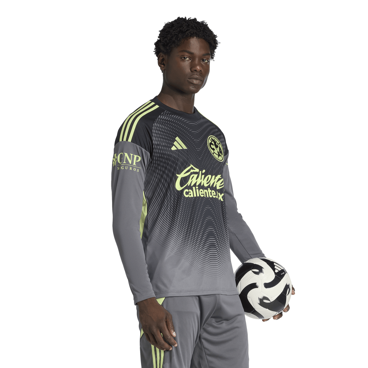 adidas Club América Long Sleeve Men's Goalkeeper Jersey 25/26 - Grey - Best Buy Soccer