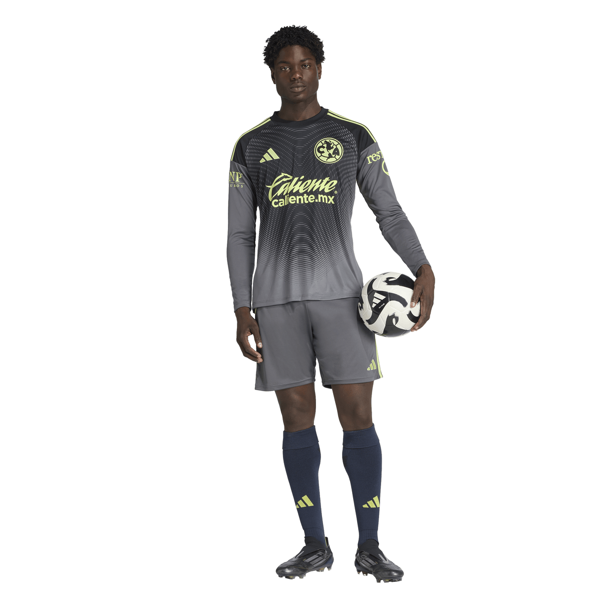 adidas Club América Long Sleeve Men's Goalkeeper Jersey 25/26 - Grey - Best Buy Soccer