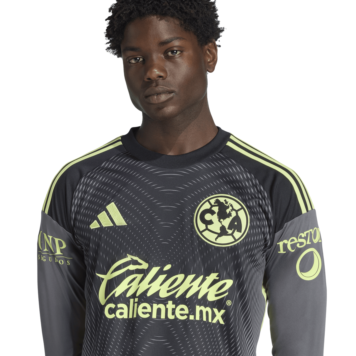 adidas Club América Long Sleeve Men's Goalkeeper Jersey 25/26 - Grey - Best Buy Soccer