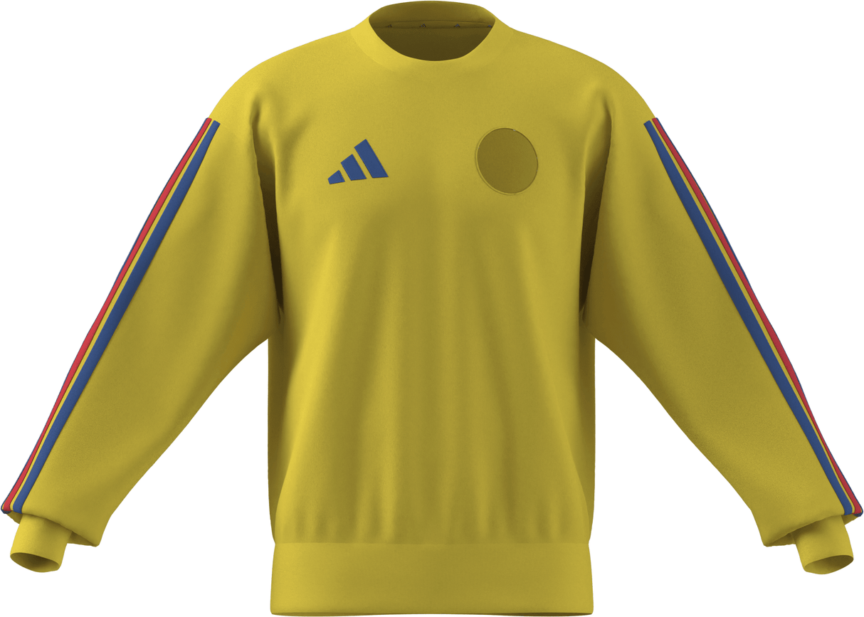 adidas Colombia DNA Men's Soccer Crew Sweat - Yellow - Best Buy Soccer