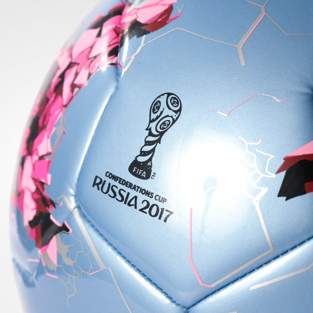 adidas Confederations Glider Soccer Ball Tech Blue Metallic/Shock Pink - Best Buy Soccer