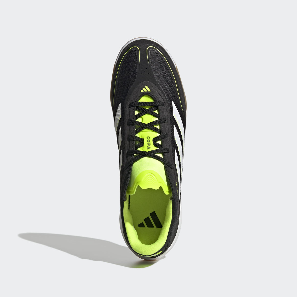 adidas Copa Court Pro IN Indoor Men's Soccer Shoes-Black/White/Lemon - Best Buy Soccer