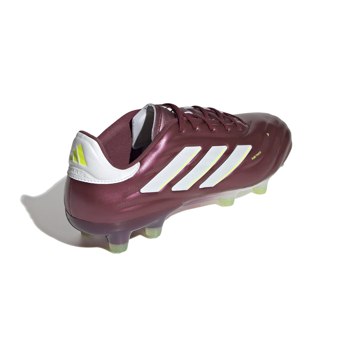adidas Copa Pure 2 Elite FG Firm Ground Soccer Cleats - Shadow Red/White/Solar Yellow - Best Buy Soccer