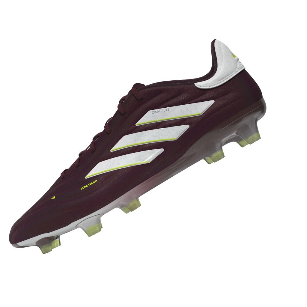 adidas Copa Pure 2 Elite FG Firm Ground Soccer Cleats - Shadow Red/White/Solar Yellow - Best Buy Soccer