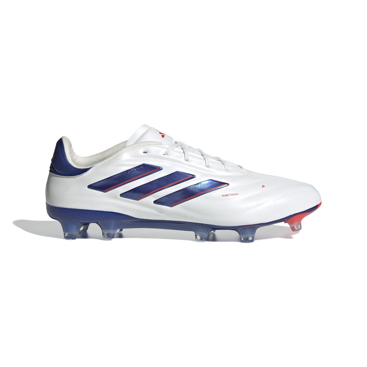adidas Copa Pure 2 Elite FG Firm Ground Soccer Cleats - White/Lucid Blue/Solar Red - Best Buy Soccer