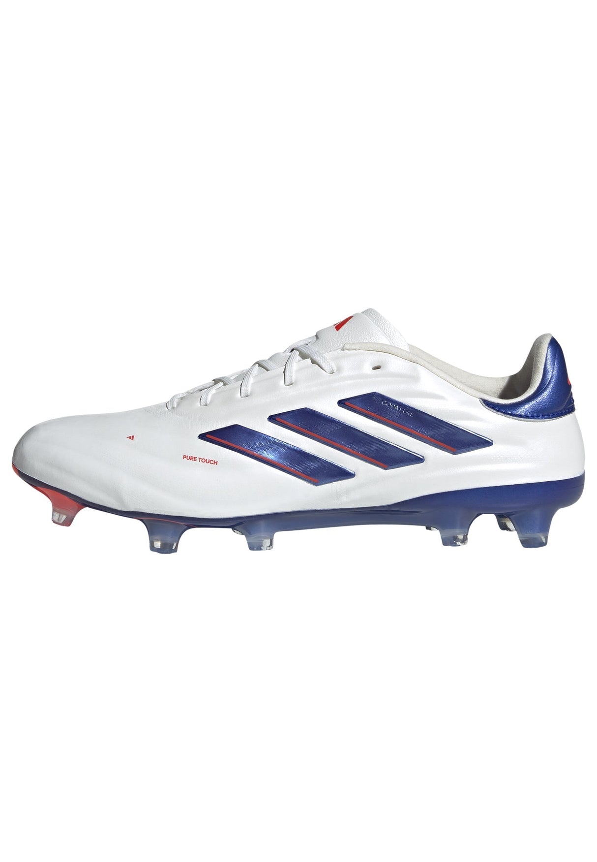 adidas Copa Pure 2 Elite FG Firm Ground Soccer Cleats - White/Lucid Blue/Solar Red - Best Buy Soccer